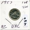 Image 1 : 1957 CND SILVER DIME UNCIRCULATED