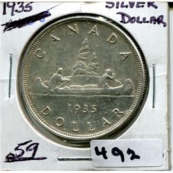 1935 CNDN SILVER DOLLAR