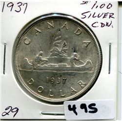 1937 CNDN SILVER DOLLAR