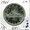 Image 1 : 1965 CNDN SILVER DOLLAR UNCIRCULATED