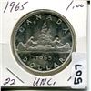 Image 1 : 1965 CNDN SILVER DOLLAR UNCIRCULATED