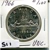 Image 1 : 1966 CNDN SILVER DOLLAR UNCIRCULATED
