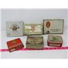 Image 1 : 6 TOBACCO TINS - 2 TURRET, MONTE CRUZ, HENRI WINTERMANS, BRITISH CONSOLS, REPEATER FINE CUT