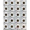 Image 1 : SHEET OF 20 CNDN PENNIES 1920 TO 1967
