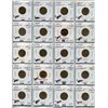 Image 1 : SHEET OF 20 CNDN PENNIES 1924 TO 1967