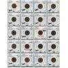 Image 1 : SHEET OF 20 CNDN PENNIES 1922 TO 1967