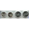 Image 1 : 1975 OLYMPIC SET OF 4 COINS 2 - $10, 2 - $5