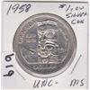 Image 1 : 1958 CNDN SILVER DOLLAR COIN