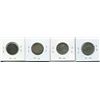 Image 2 : 4 CNDN SILVER QUARTERS 1909, 1910, 1928, 1938