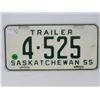 Image 1 : 1955 SK TRAILER LICENSE PLATE