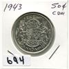Image 1 : 1943 CNDN SILVER 50 CENT PC