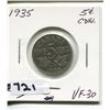 Image 1 : 1935 CNDN 5 CENT PC