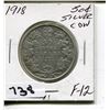 Image 1 : 1918 CNDN SILVER 50 CENT PC