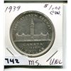 Image 1 : 1939 CNDN SILVER 50 CENT PC