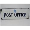 Image 2 : POST OFFICE ENAMEL SIGN 19.5X78.5 IN