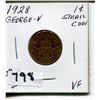 Image 1 : 1928 GEORGE V CNDN SMALL PENNY