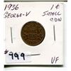 Image 1 : 1936 GEORGE V CNDN SMALL PENNY