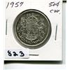 Image 1 : 1957 CNDN SILVER 50 CENT PC