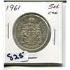 Image 1 : 1961 CNDN SILVER 50 CENT PC