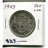 Image 1 : 1943 CNDN SILVER 50 CENT PC