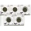 Image 1 : 5 CNDN NICKELS, 1921 NEAR S, 1923,1924, 2-1927