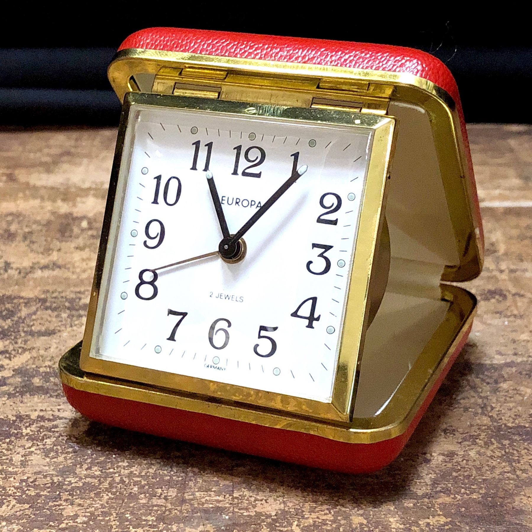 Vintage German Europa Travel Clock