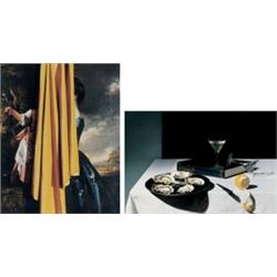 with parrot and oysters