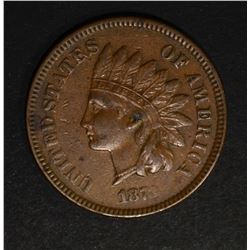 1873 INDIAN CENT  XF+
