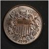 Image 1 : 1870 TWO CENT PIECE  CH BU