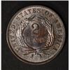 Image 2 : 1870 TWO CENT PIECE  CH BU