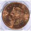 Image 2 : 1957 MEXICO 50 CENTAVOS PCGS MS65RD