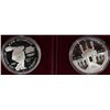 Image 1 : 1983 & 1984 OLYMPIC PROOF DOLLARS