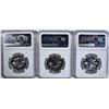Image 2 : 1957, 61 & 63 FRANKLIN HALF DOLLARS, NGC PF-67