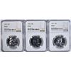 Image 1 : 1959, 60 & 61 FRANKLIN HALF DOLLARS, NGC PF-70