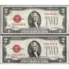 Image 1 : Lot of (2) 1928D $2 Legal Tender Notes