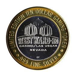 .999 Silver Westward Ho Casino Las Vegas $10 Casino Limited Edition Gaming Token