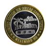 Image 2 : .999 Silver Westward Ho Casino Las Vegas $10 Casino Limited Edition Gaming Token
