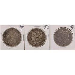Lot of (2) 1900-O & 1901-O $1 Morgan Silver Dollar Coins