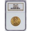Image 1 : 1899 $10 Liberty Head Eagle Gold Coin NGC MS62
