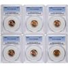 Image 1 : Lot of 1950-1955 Lincoln Wheat Cent Coins PCGS MS65RD