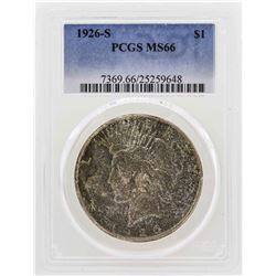 1926-S $1 Peace Silver Dollar PCGS MS66