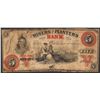 Image 1 : 1860 $5 Miners and Planters Bank North Carolina Obsolete Note