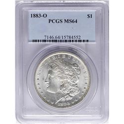 1883-O $1 Morgan Silver Dollar Coin PCGS MS64