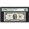 Image 1 : 1953B $2 Legal Tender Note Fr.1511 PMG Gem Uncirculated 66EPQ