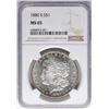 Image 1 : 1880-S $1 Morgan Silver Dollar Coin NGC MS65