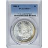 Image 1 : 1880-S $1 Morgan Silver Dollar Coin PCGS MS64