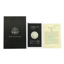 1882-CC $1 Morgan Silver Dollar Uncirculated Coin GSA w/ Box & COA