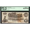 Image 1 : 1862 $100 Confederate States of America Note T-39 PCGS New 62PPQ