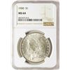 Image 1 : 1900 $1 Morgan Silver Dollar Coin NGC MS64