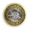 Image 2 : .999 Silver Treasure Island Las Vegas, Nevada $10 Casino Limited Edition Gaming